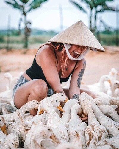 tickle tickle tickle !! duck stop experience in phong nha is quite hilarious